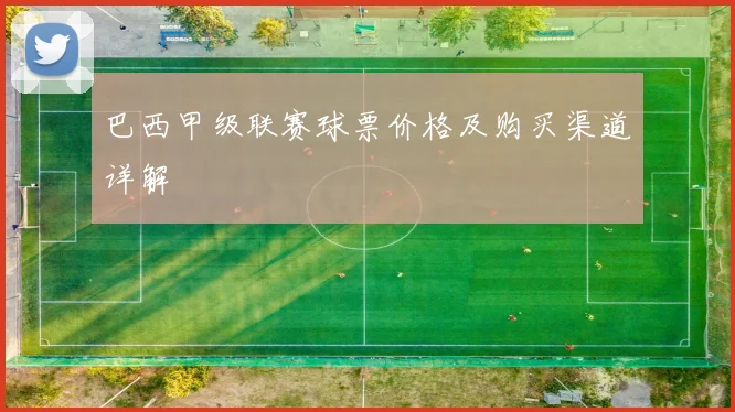 巴西甲级联赛球票价格及购买渠道详解